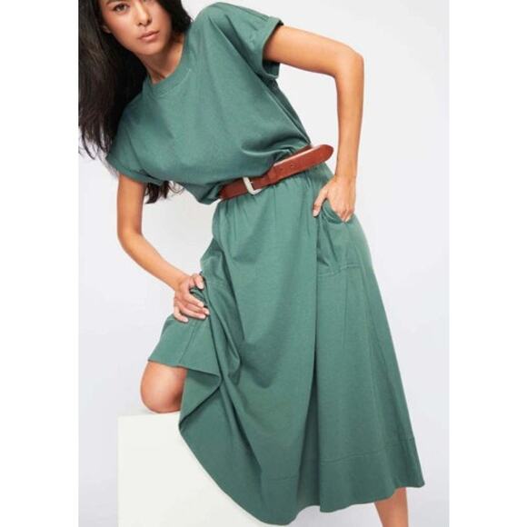 Nation LTD Garcelle Seamed T-Shirt Dress Sz. M - Picture 1 of 10